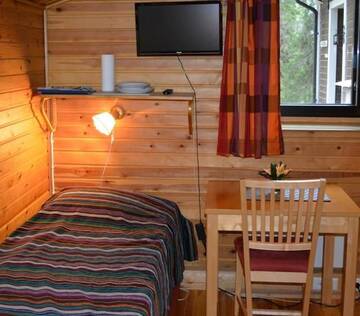 Фото номера Двухместный номер с 1 кроватью Курортные отели Pyhän Asteli Log Cottages г. Пухатунтури 2