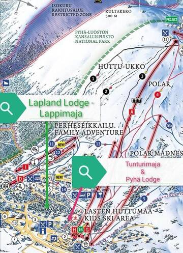 Фото Дома для отпуска Lapland Lodge Pyhä - Ski in - ski out, sauna г. Пухатунтури 5