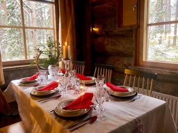 Фото номера Дом с 2 спальнями Дома для отпуска Lapland Lodge Pyhä - Ski in - ski out, sauna г. Пухатунтури 56
