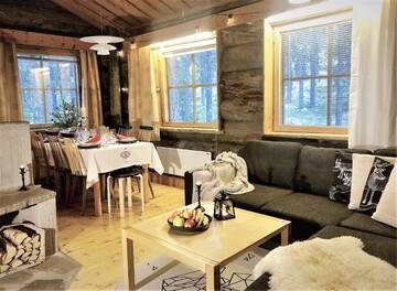 Фото номера Дом с 2 спальнями Дома для отпуска Lapland Lodge Pyhä - Ski in - ski out, sauna г. Пухатунтури 84