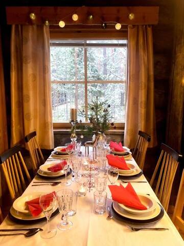 Фото номера Дом с 2 спальнями Дома для отпуска Lapland Lodge Pyhä - Ski in - ski out, sauna г. Пухатунтури 61